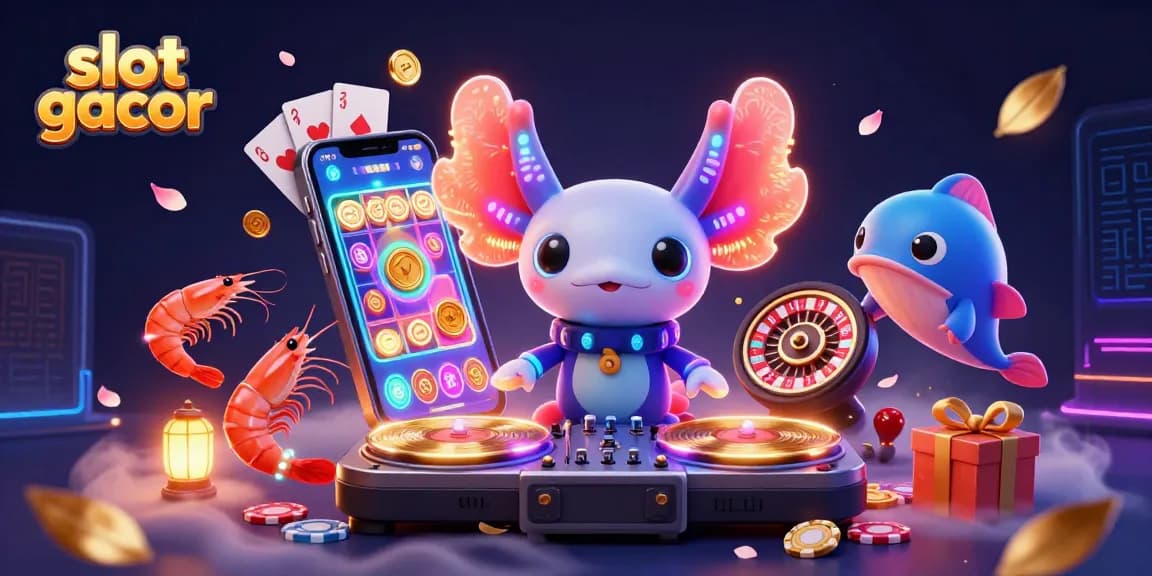 Menang di slot gacor dengan pengalaman bermain seru bersama DJ axolotl dan karakter unik!